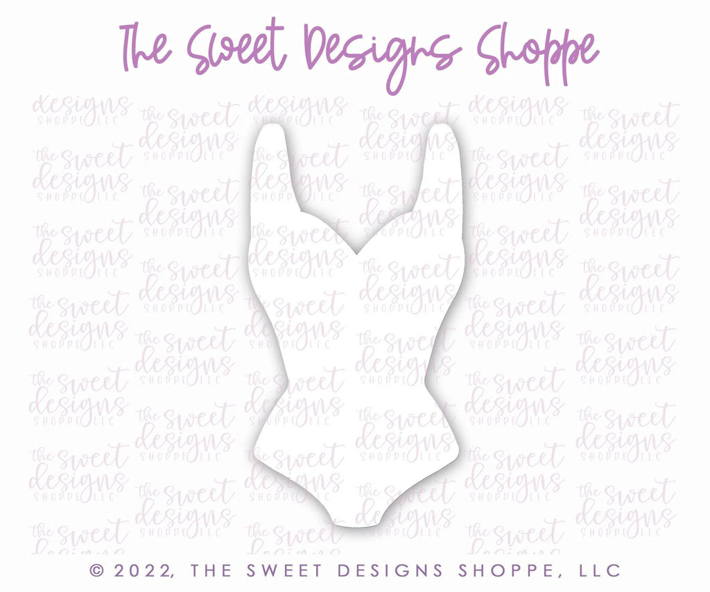 Cookie Cutters - Simple Swimsuit - Cookie Cutter - The Sweet Designs Shoppe - - 4th, 4th July, 4th of July, ALL, bathing suit, beach, Clothing / Accessories, Cookie Cutter, fourth of July, Independence, Patriotic, pool, Promocode, Retro, Summer, swimming, USA, vacation, Vintage