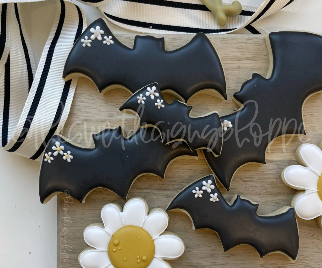 Cookie Cutters - Simple Wide Bat - Cookie Cutter - The Sweet Designs Shoppe - - ALL, Animal, Animals, Bat, Cookie Cutter, Customize, Fall / Halloween, halloween, Promocode