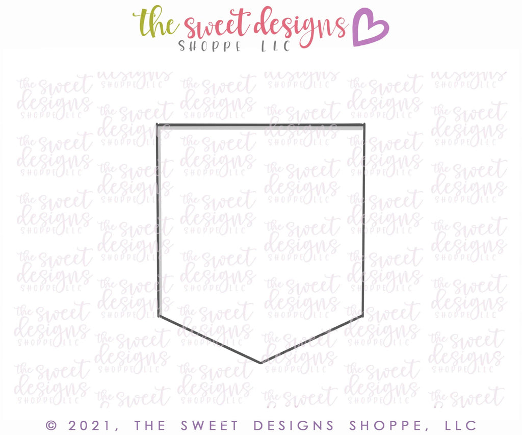 Cookie Cutters - Single Bunting A - Plaque - Cookie Cutter - The Sweet Designs Shoppe - TSDS - - ALL,basic,Basic Shapes,BasicShapes,Birthday,Bunting,Cookie Cutter,Misc,Miscelaneous,Miscellaneous,MOM,Mom Plaque,mother,Mothers Day,Plaque,Plaques,PLAQUES HANDLETTERING,Promocode,STL