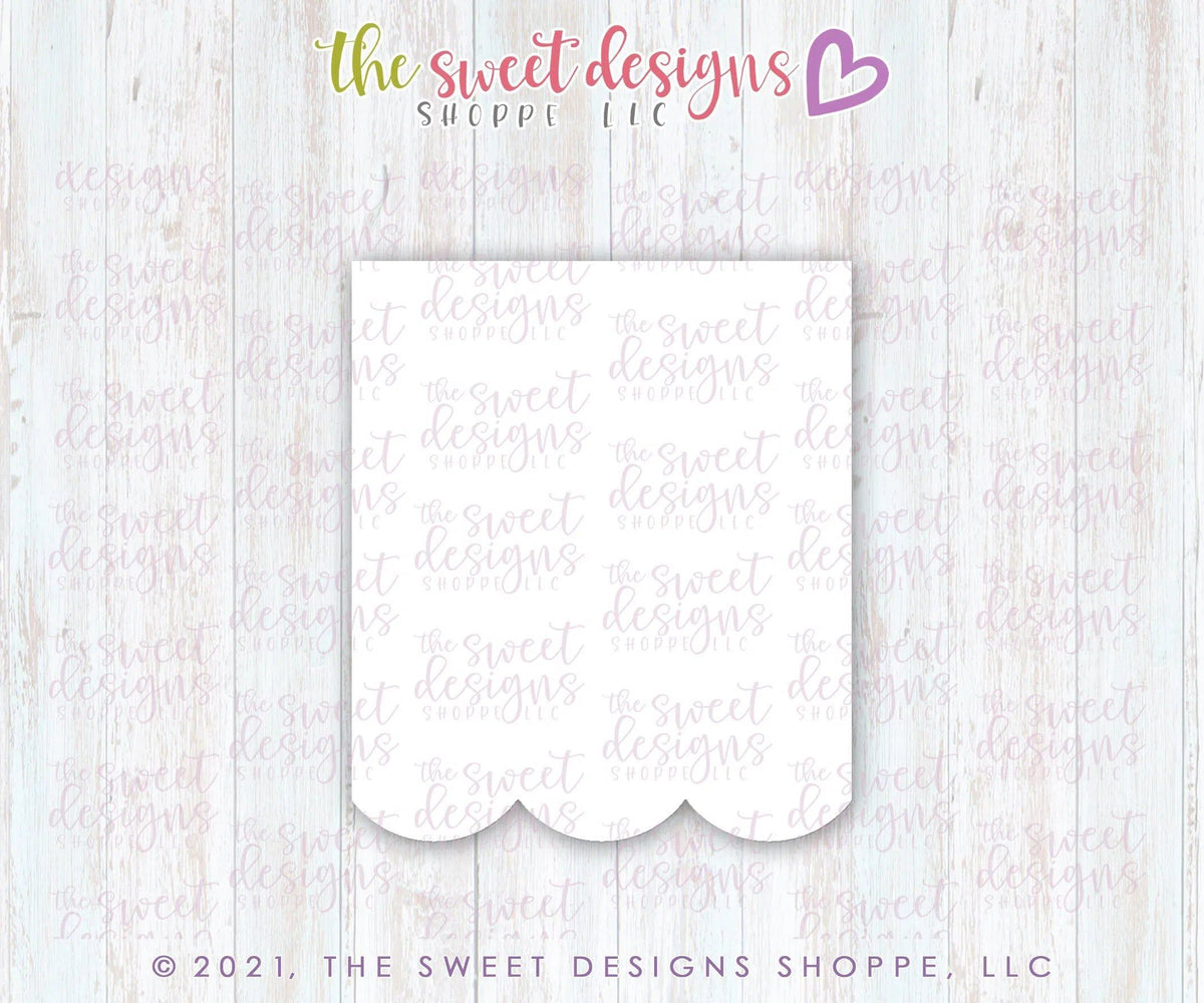Cookie Cutters - Single Bunting C - Plaque - Cookie Cutter - The Sweet Designs Shoppe - TSDS - - ALL,basic,Basic Shapes,BasicShapes,Birthday,Bunting,Cookie Cutter,Misc,Miscelaneous,Miscellaneous,MOM,Mom Plaque,mother,Mothers Day,Plaque,Plaques,PLAQUES HANDLETTERING,Promocode,STL