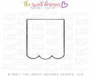 Cookie Cutters - Single Bunting C - Plaque - Cookie Cutter - The Sweet Designs Shoppe - TSDS - - ALL,basic,Basic Shapes,BasicShapes,Birthday,Bunting,Cookie Cutter,Misc,Miscelaneous,Miscellaneous,MOM,Mom Plaque,mother,Mothers Day,Plaque,Plaques,PLAQUES HANDLETTERING,Promocode,STL