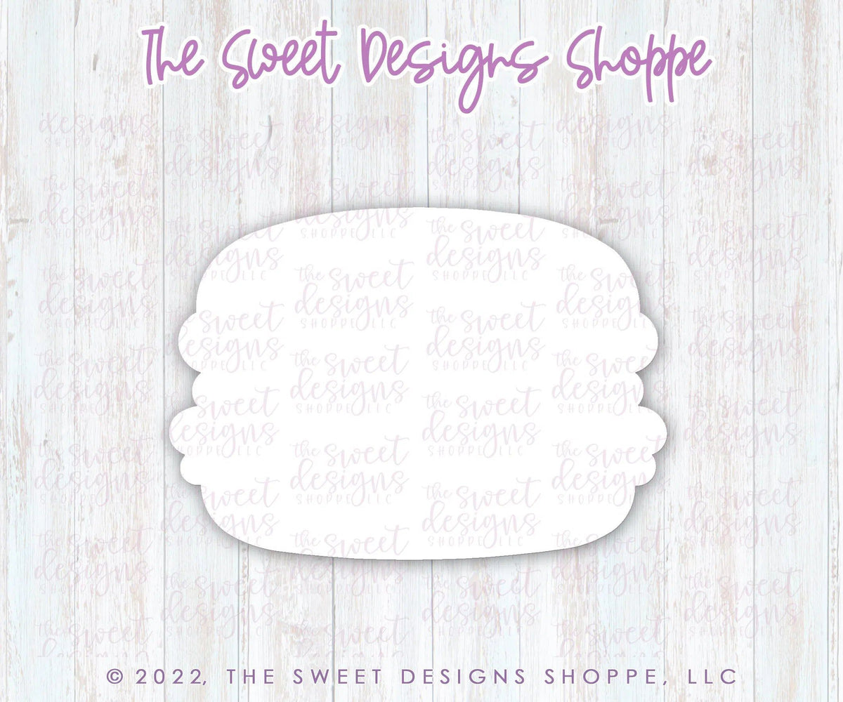 Cookie Cutters - Single Macaron - Cookie Cutter - The Sweet Designs Shoppe - TSDS - - ALL,Cookie Cutter,Donut,Food,Food and Beverage,Food beverages,macaron,Macaroon,macaroon001,Promocode,STL,Sweet,Sweets,valentines