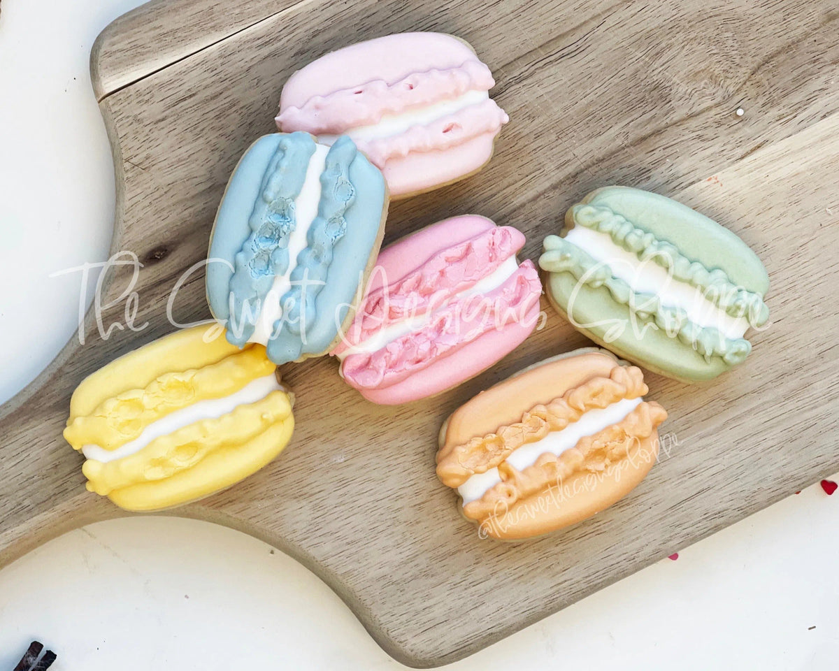 Cookie Cutters - Single Macaron - Cookie Cutter - The Sweet Designs Shoppe - TSDS - - ALL,Cookie Cutter,Donut,Food,Food and Beverage,Food beverages,macaron,Macaroon,macaroon001,Promocode,STL,Sweet,Sweets,valentines