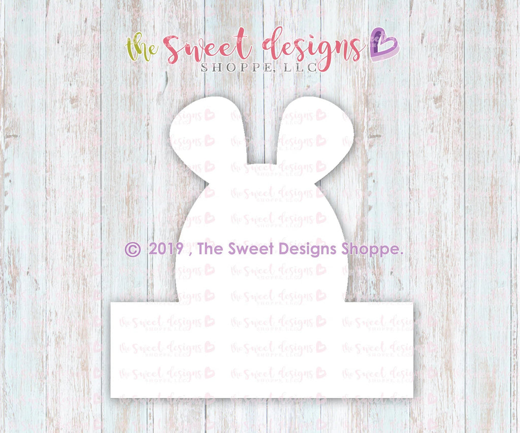 Cookie Cutters - Sitting Bunny Plaque - Cookie Cutter - Sweet Designs Shoppe - - 2019, ALL, Animal, Animals, Animals and Insects, Bunny, Christmas, Cookie Cutter, Easter, Easter / Spring, Nature, Plaque, Promocode