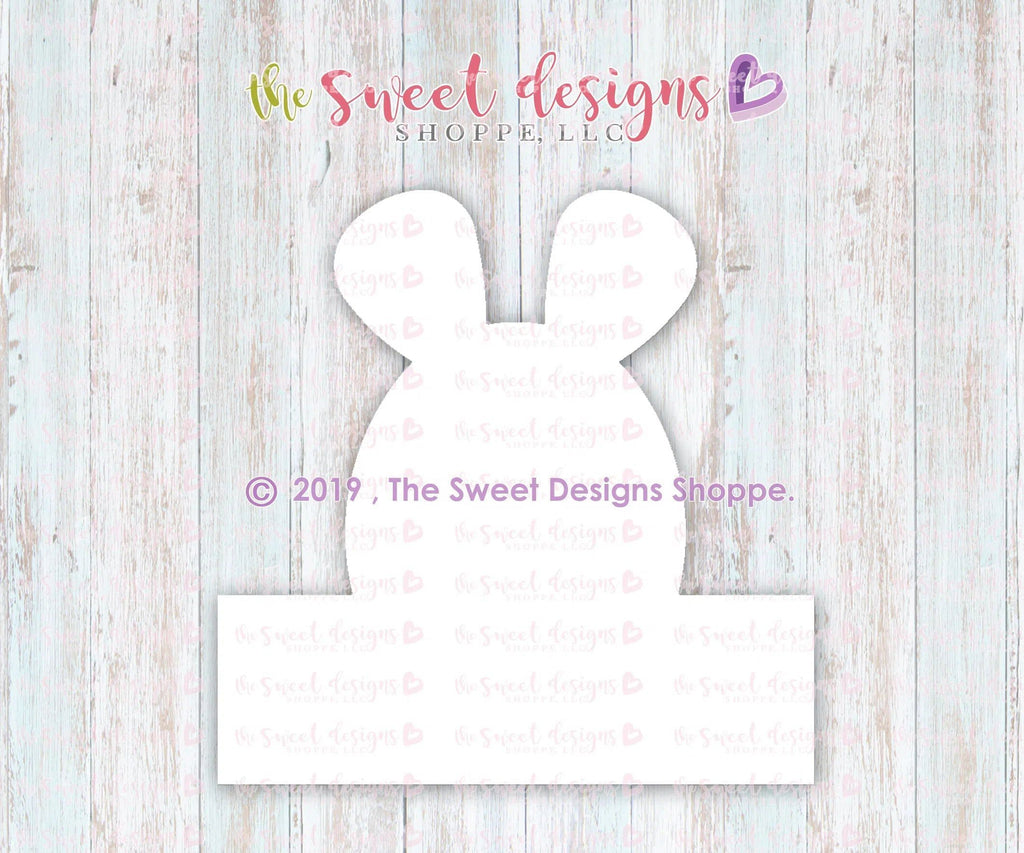 Cookie Cutters - Sitting Bunny Plaque - Cookie Cutter - The Sweet Designs Shoppe - - 2019, ALL, Animal, Animals, Animals and Insects, Bunny, Christmas, Christmas / Winter, Cookie Cutter, Easter, Easter / Spring, Nature, Plaque, Promocode