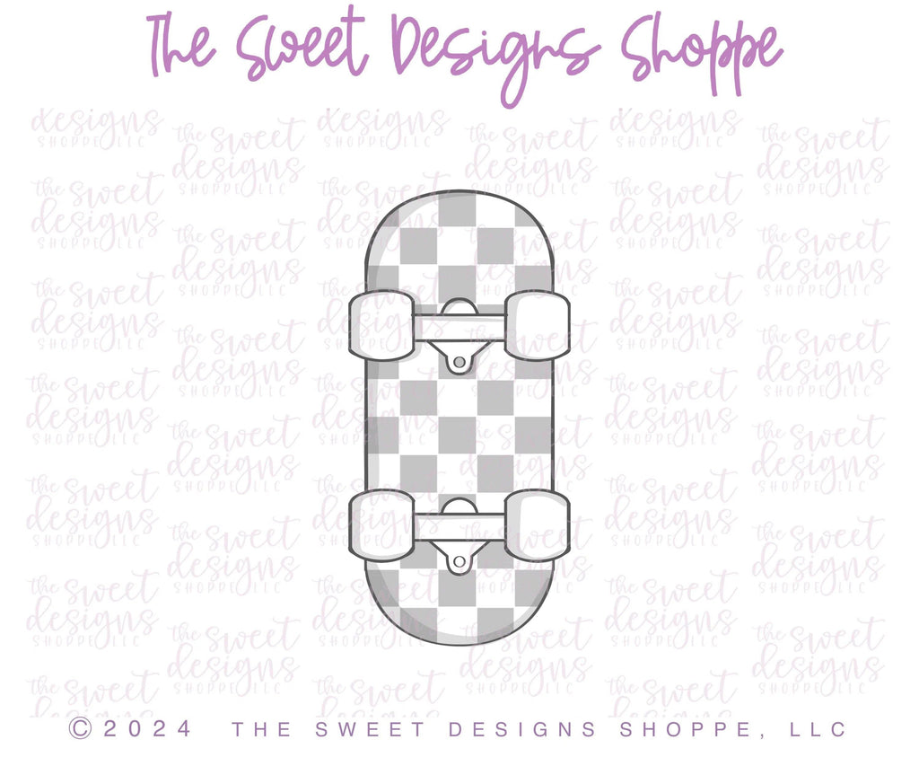 Cookie Cutters - Skateboard - Cookie Cutter - The Sweet Designs Shoppe - TSDS - - Accesories,ALL,Cookie Cutter,dad,Father,Fathers Day,grandfather,Hobbies,kids,Kids / Fantasy,Misc,Miscelaneous,Miscellaneous,Promocode,sport,sports,Summer,transportation