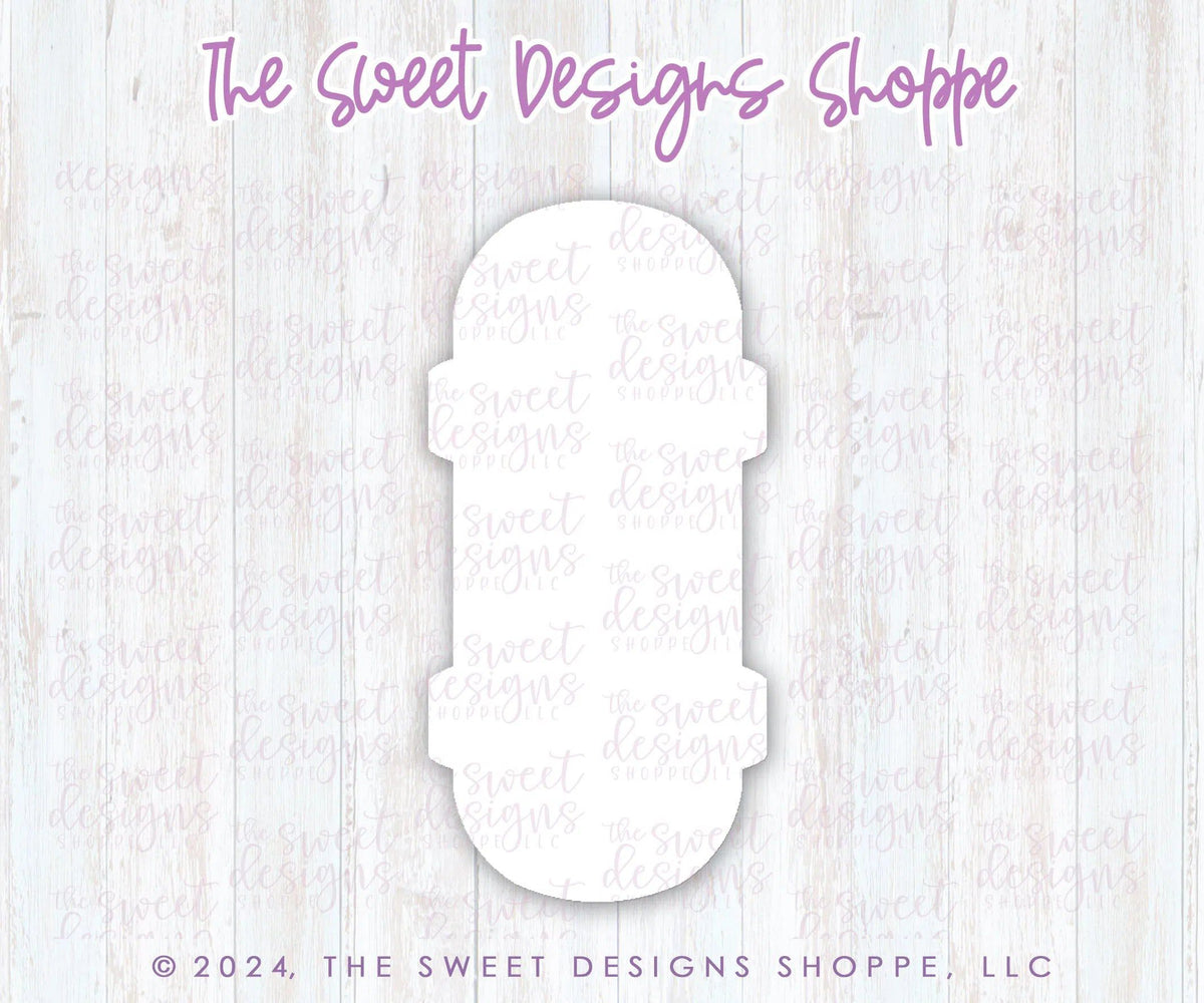 Cookie Cutters - Skateboard - Cookie Cutter - The Sweet Designs Shoppe - TSDS - - Accesories,ALL,Cookie Cutter,dad,Father,Fathers Day,grandfather,Hobbies,kids,Kids / Fantasy,Misc,Miscelaneous,Miscellaneous,Promocode,sport,sports,STL,Summer,transportation