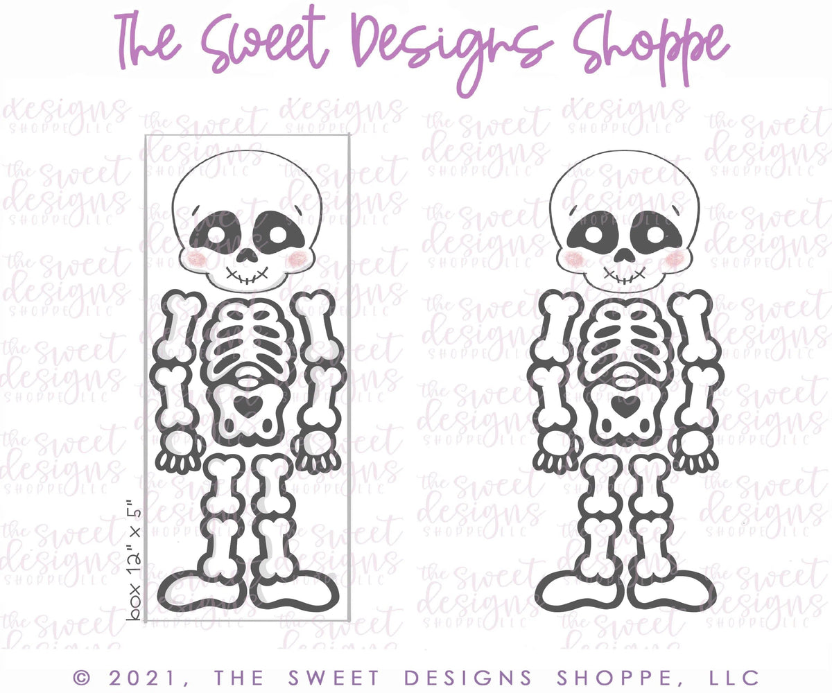 Cookie Cutters - Skeleton Set - Set of 4 - Cookie Cutters - The Sweet Designs Shoppe - TSDS - - ALL,Cookie Cutter,dia de los muertos,Dia de Muertos,halloween,Halloween set,Halloween Sets,mexico,Promocode,regular sets,set,sets,STL