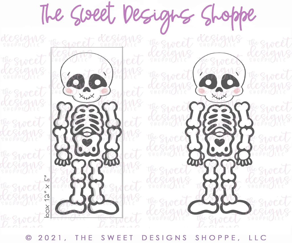 Cookie Cutters - Skeleton Set - Set of 4 - Cookie Cutters - The Sweet Designs Shoppe - TSDS - - ALL,Cookie Cutter,dia de los muertos,Dia de Muertos,halloween,Halloween set,Halloween Sets,mexico,Promocode,regular sets,set,sets,STL