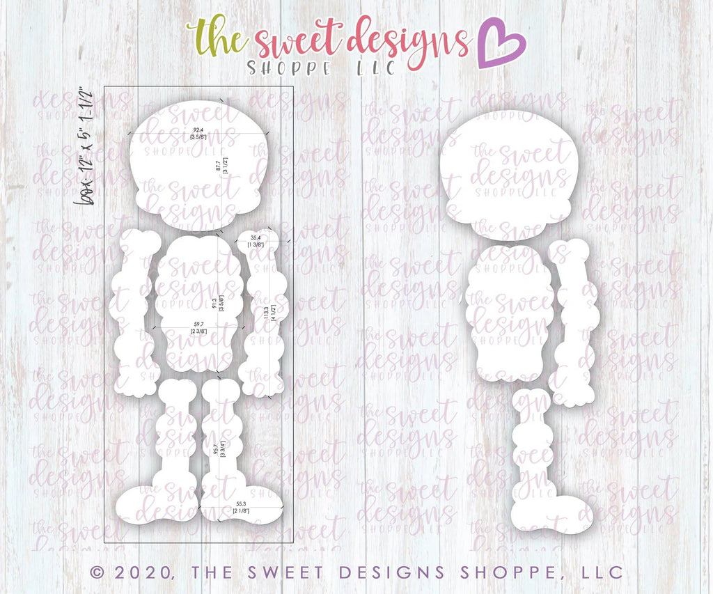 Cookie Cutters - Skeleton Set - Set of 4 - Cookie Cutters - The Sweet Designs Shoppe - TSDS - - ALL,Cookie Cutter,dia de los muertos,Dia de Muertos,halloween,Halloween set,Halloween Sets,mexico,Promocode,regular sets,set,sets,STL