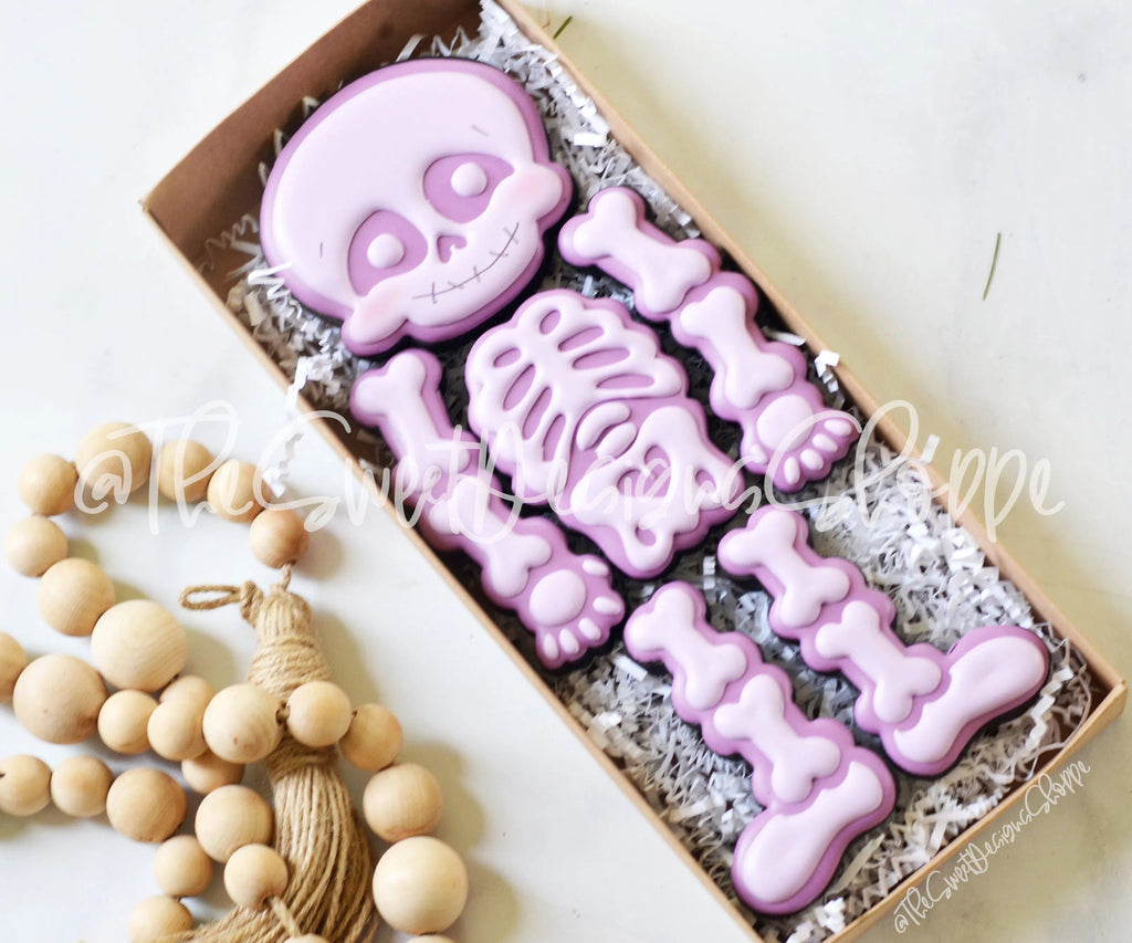 Cookie Cutters - Skeleton Set - Set of 4 - Cookie Cutters - The Sweet Designs Shoppe - TSDS - - ALL,Cookie Cutter,dia de los muertos,Dia de Muertos,halloween,Halloween set,Halloween Sets,mexico,Promocode,regular sets,set,sets,STL