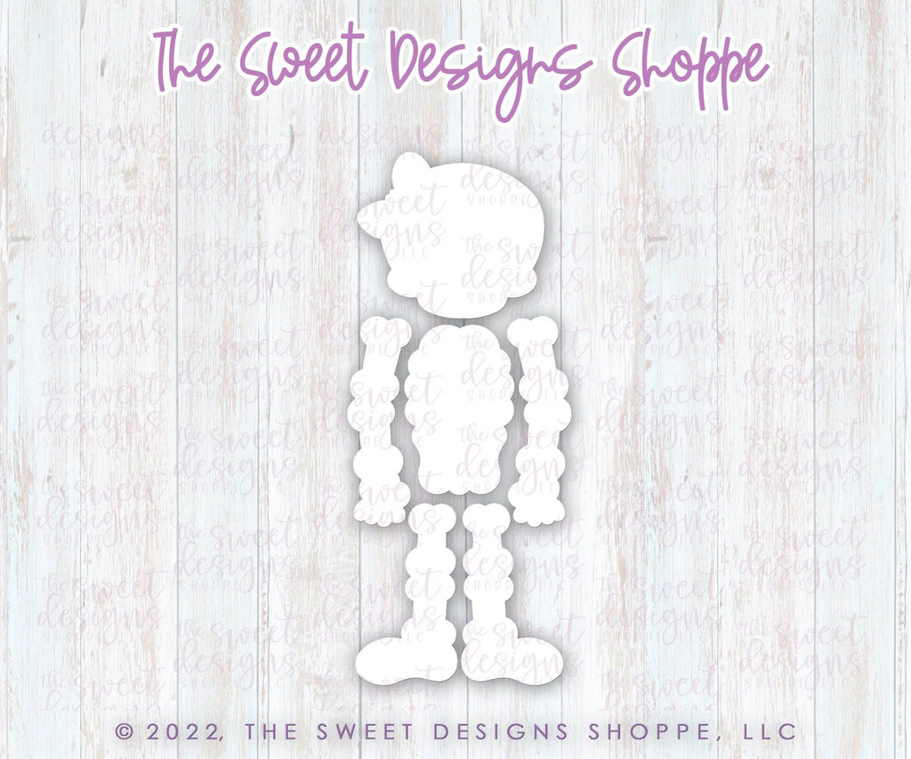 Cookie Cutters - Skeleton with Bow Set - Set of 4 - Cookie Cutters - The Sweet Designs Shoppe - TSDS - - ALL,Cookie Cutter,dia de los muertos,Dia de Muertos,halloween,Halloween set,Halloween Sets,mexico,Promocode,regular sets,set,sets,STL