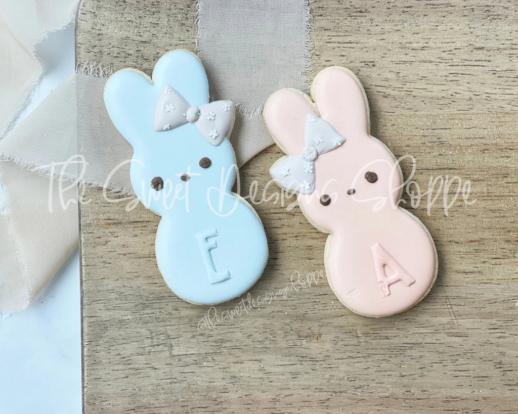 Cookie Cutters - Skinny Girly Bunny Marshmallow - Cookie Cutter - Sweet Designs Shoppe - - ALL, Animal, Animals, Animals and Insects, Cookie Cutter, easter, Easter / Spring, peep, peeps, Promocode