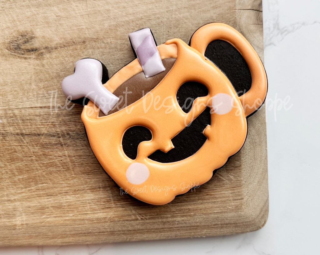 Cookie Cutters - Skull and Straw Halloween Mug - Cookie Cutter - The Sweet Designs Shoppe - - ALL, Cookie Cutter, Food & Beverages, Food and Beverage, halloween, new, Promocode