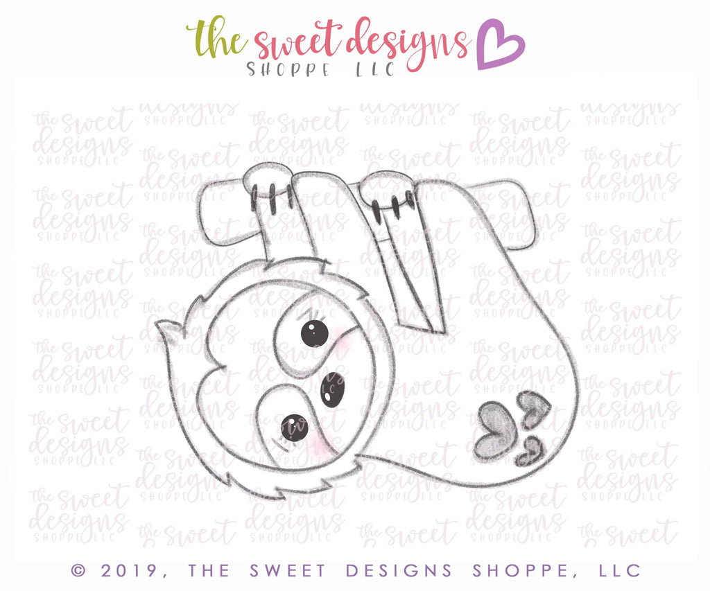 Cookie Cutters - Sloth - Cookie Cutter - The Sweet Designs Shoppe - - 2018, ALL, Animal, Cookie Cutter, Promocode, Valentines, valentines collection 2018