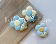 Cookie Cutters - Small Stacked Flower - Cookie Cutter - The Sweet Designs Shoppe - TSDS - - ALL,back to school,Cookie Cutter,MOM,Mothers Day,Nurse Appreciation,Plaque,Plaques,PLAQUES HANDLETTERING,Promocode,School,School / Graduation,school supplies,STL,Teacher,Teacher Appreciation,valentine,Valentine's