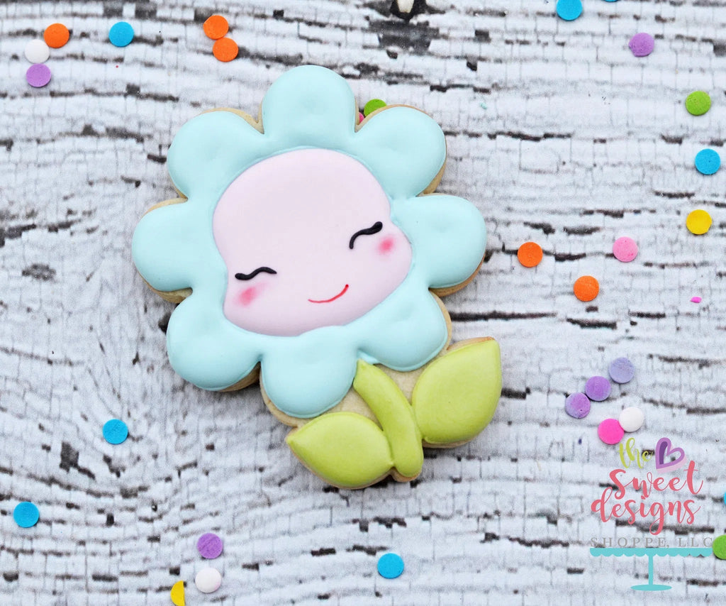 Cookie Cutters - Smiling Flower v2- Cutter - Sweet Designs Shoppe - - ALL, Cookie Cutter, Easter, Easter / Spring, Flower, Flowers, Mothers Day, nature, Promocode, Spring, Trees Leaves and Flowers