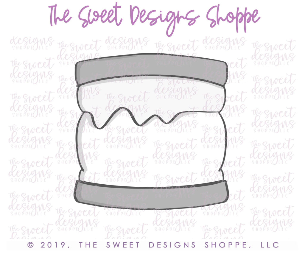 Cookie Cutters - S'mores - Cookie Cutter - The Sweet Designs Shoppe - TSDS - - ALL,Camping,Candy,Cookie Cutter,Food,Food & Beverages,Promocode,Sweet,Valentines