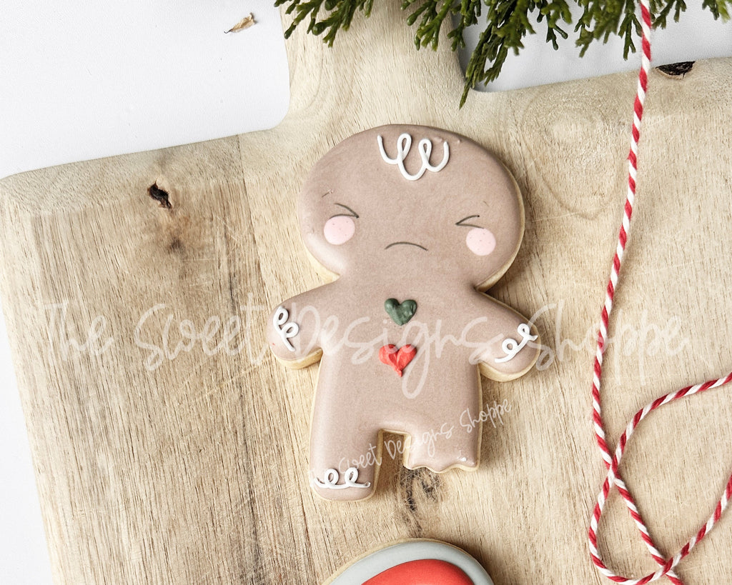 Cookie Cutters - Snap Gingerbread boy - Cookie Cutter - The Sweet Designs Shoppe - TSDS - - ALL,Christmas,Christmas / Winter,Christmas Cookies,Cookie Cutter,Ginger boy,Ginger girl,Gingerboy,gingerbread,gingerbread man,Gingergirl,Promocode,STL