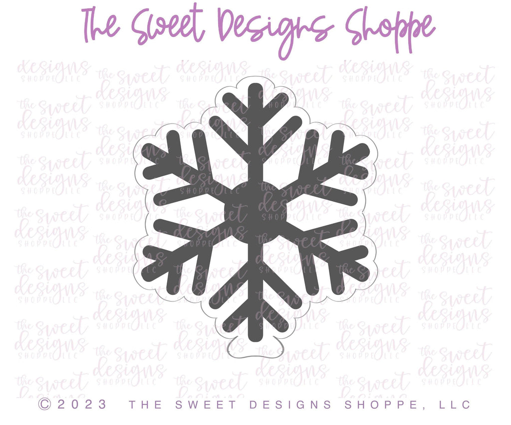 Cookie Cutters - Snowflake Balloon - Cookie Cutter - The Sweet Designs Shoppe - - ALL, Balloon, Christmas, Christmas / Winter, Cookie Cutter, Party, Promocode, snowflake