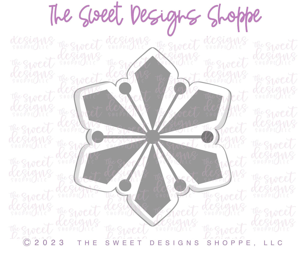 Cookie Cutters - SnowFlake One - Cookie Cutter - The Sweet Designs Shoppe - TSDS - - ALL,Christmas,Christmas / Winter,Cookie Cutter,Nature,Promocode,Snow,STL,Winter