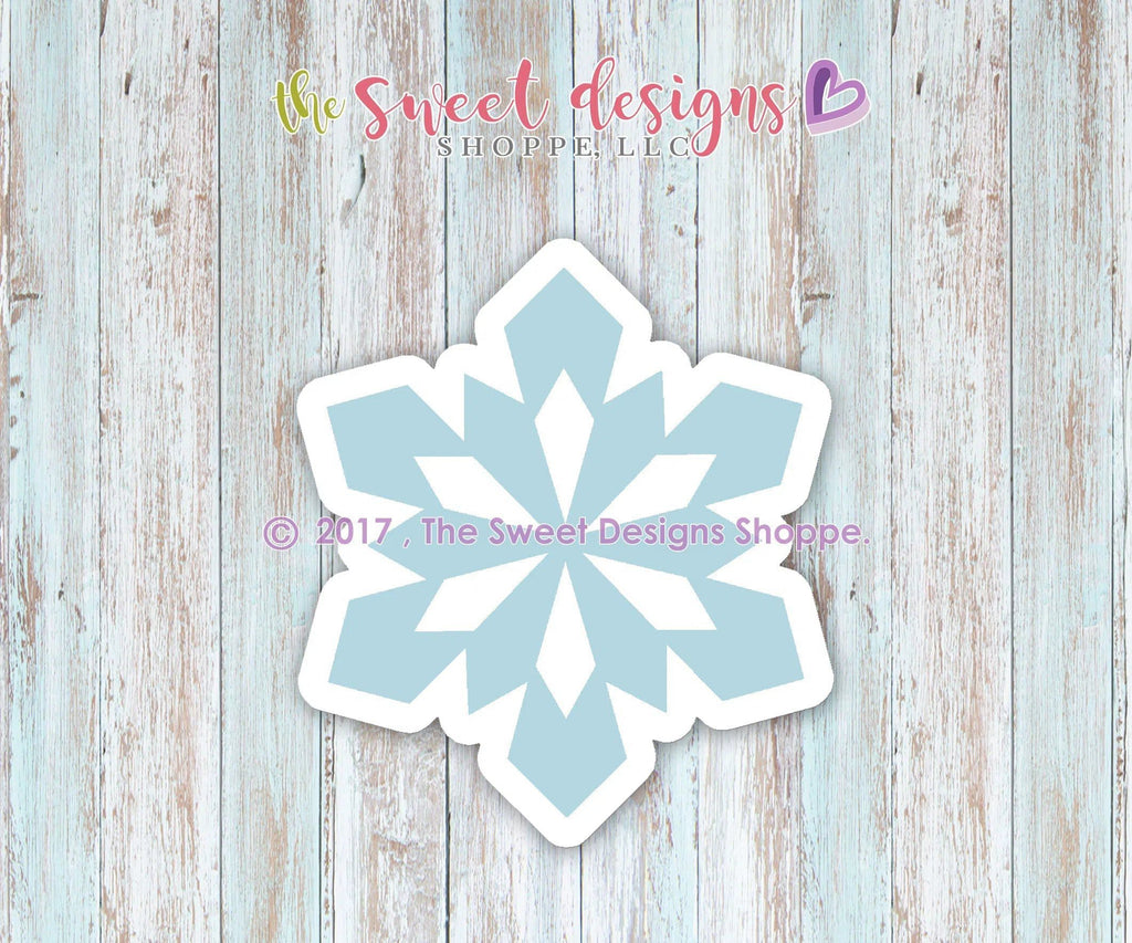Cookie Cutters - SnowFlake One - Cookie Cutter - The Sweet Designs Shoppe - TSDS - - ALL,Christmas,Christmas / Winter,Cookie Cutter,Nature,Promocode,Snow,STL,Winter