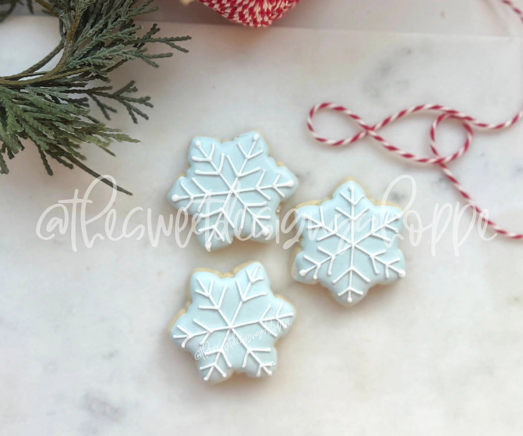 Cookie Cutters - SnowFlake One - Cookie Cutter - The Sweet Designs Shoppe - TSDS - - ALL,Christmas,Christmas / Winter,Cookie Cutter,Nature,Promocode,Snow,STL,Winter