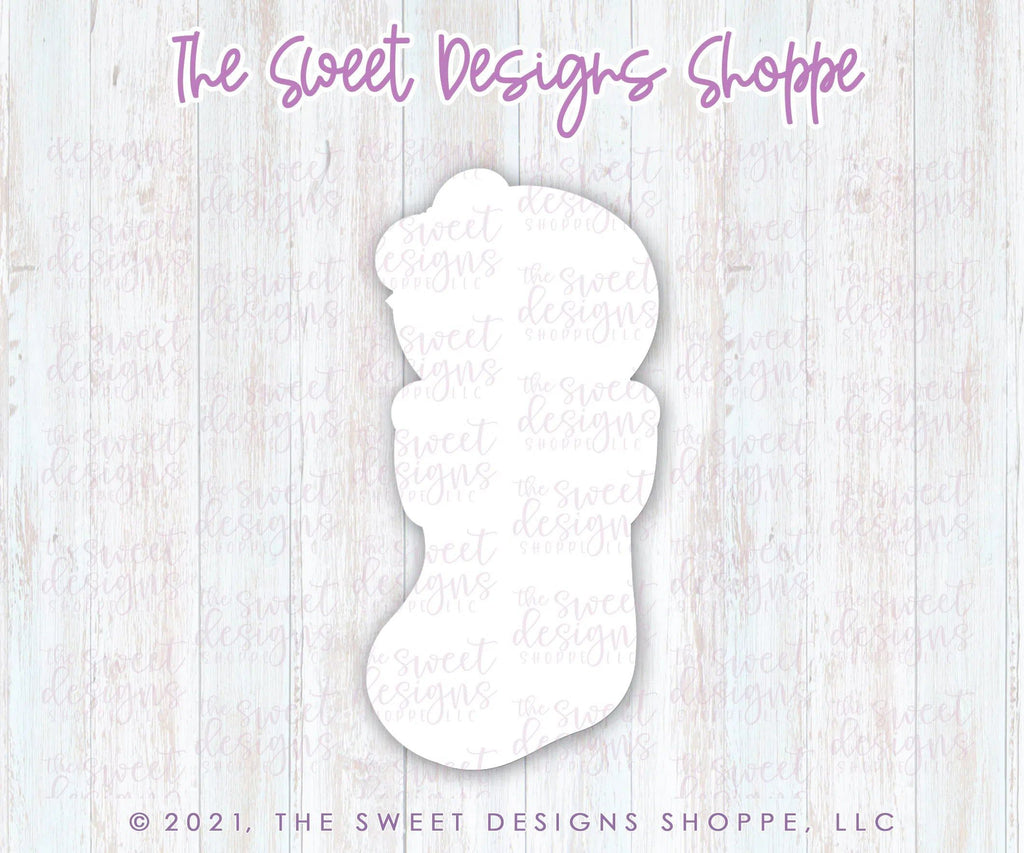 Cookie Cutters - Snowgirl and/or Gingergirl Stocking - Cookie Cutter - The Sweet Designs Shoppe - TSDS - - ALL,Christmas,Christmas / Winter,Christmas Cookies,Cookie Cutter,ginger bread,Gingerbread,home,Promocode