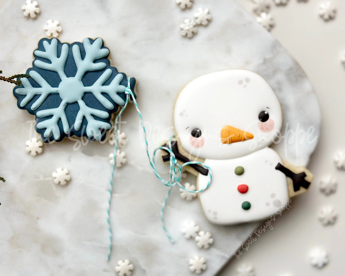 Cookie Cutters - Snowman and Balloons - Cookie Cutters set - Set of 3 - Cookie Cutters - The Sweet Designs Shoppe - TSDS - - ALL,Balloon,balloons,Christmas,Christmas / Winter,Cookie Cutter,Frosty,Mini Sets,Promocode,regular sets,set,Snow,Snowman,Winter