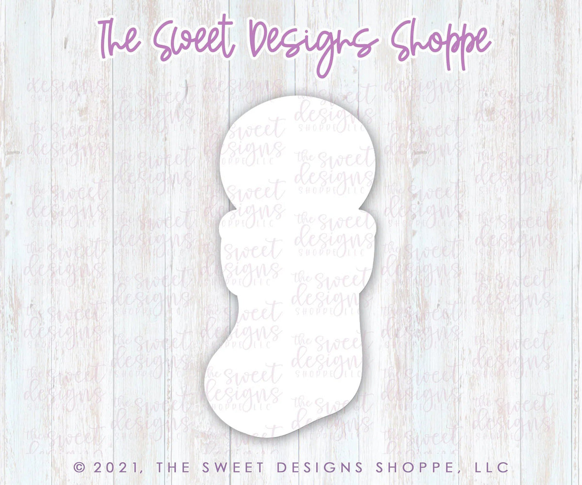 Cookie Cutters - Snowman and/or Gingerboy Stocking - Cookie Cutter - The Sweet Designs Shoppe - TSDS - - ALL,Christmas,Christmas / Winter,Christmas Cookies,Cookie Cutter,Frosty,Ginger bread,gingerbread,home,Promocode,STL