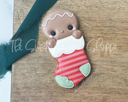Cookie Cutters - Snowman and/or Gingerboy Stocking - Cookie Cutter - The Sweet Designs Shoppe - TSDS - - ALL,Christmas,Christmas / Winter,Christmas Cookies,Cookie Cutter,Frosty,Ginger bread,gingerbread,home,Promocode,STL