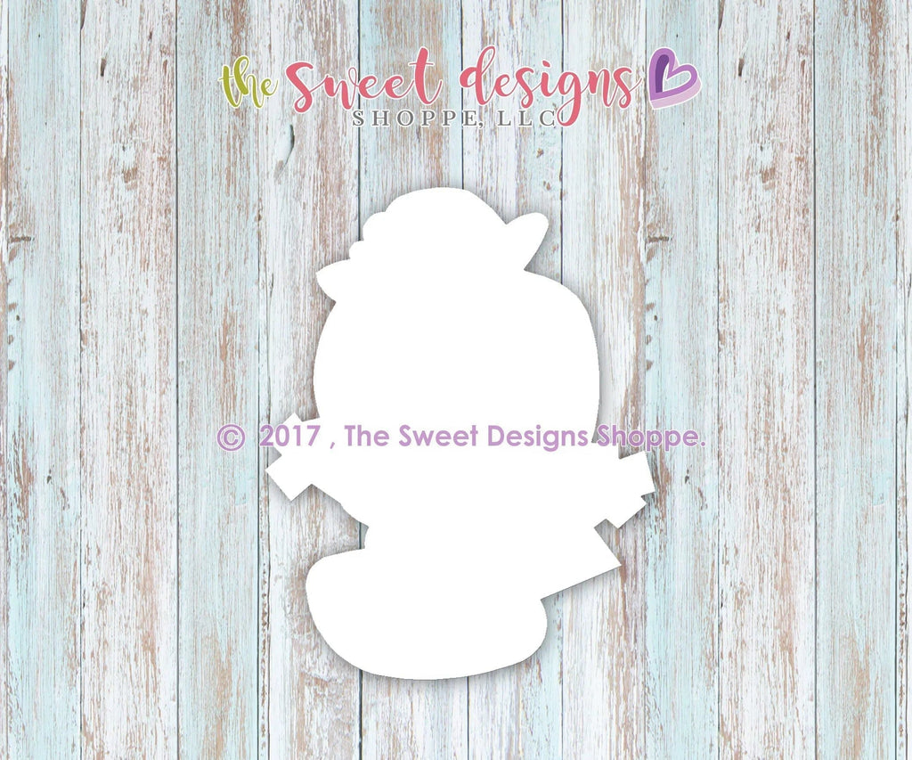 Cookie Cutters - Snowman Couple & warm hugs Plaque Cookie Cutter Set - Set of 3 - Cookie Cutters - The Sweet Designs Shoppe - TSDS - - ALL,Christmas,Christmas / Winter,Cookie Cutter,new,PLAQUES HANDLETTERING,Promocode,regular sets,set,STL