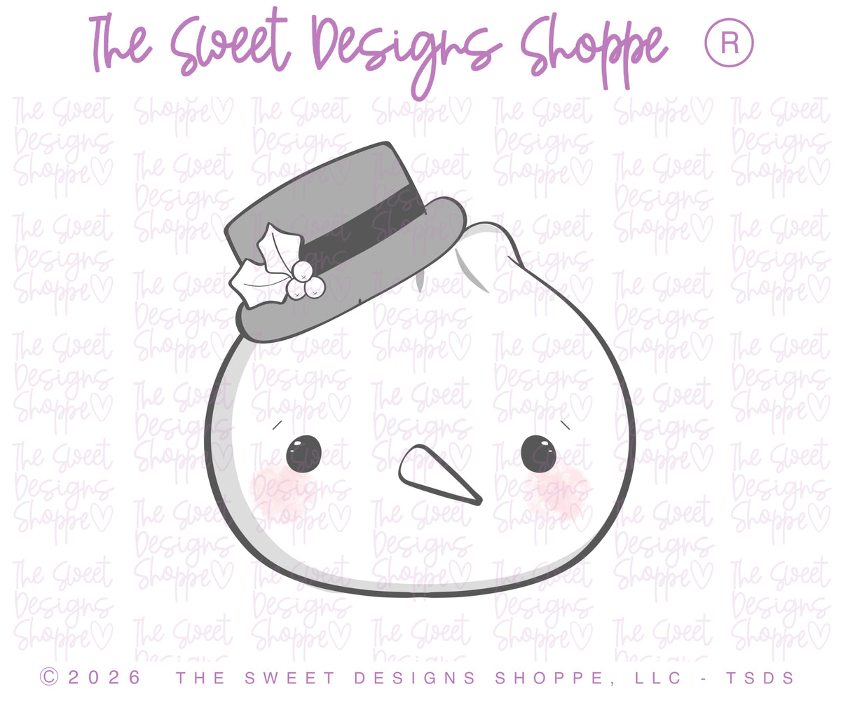 Cookie Cutters - Snowman Dumpling - Cookie Cutter - The Sweet Designs Shoppe - TSDS - - ALL,Christmas,Christmas / Winter,christmas 2026,Christmas Dumplings,Christmas Food,Cookie Cutter,Dumplings,fast food,Food,Food & Beverages,Food and Beverage,new,Promocode,snowman dumpling,STL
