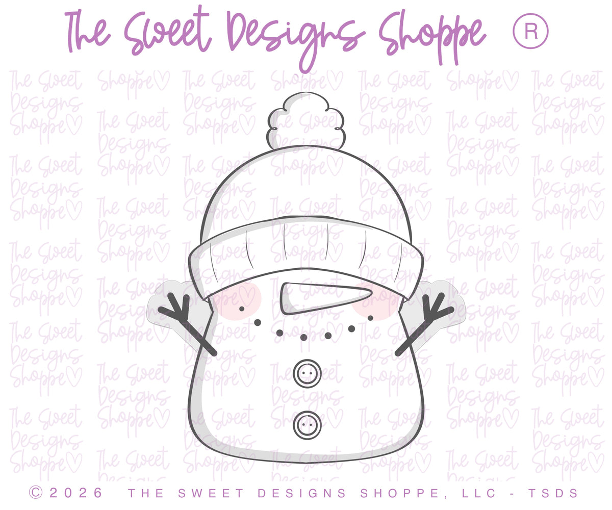 Cookie Cutters - Snowman Gnome - Cookie Cutter - The Sweet Designs Shoppe - TSDS - - ALL,Christmas,Christmas / Winter,Cookie Cutter,Frosty,gnome,new,Promocode,Snowman,snowman gnome,STL
