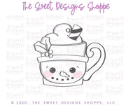 Cookie Cutters - Snowman Mug - Cookie Cutter - The Sweet Designs Shoppe - TSDS - - ALL,Christmas,Christmas / Winter,Christmas Cookies,Cookie Cutter,Food,Food & Beverages,Food and Beverage,Frosty,mug,mugs,Promocode,STL
