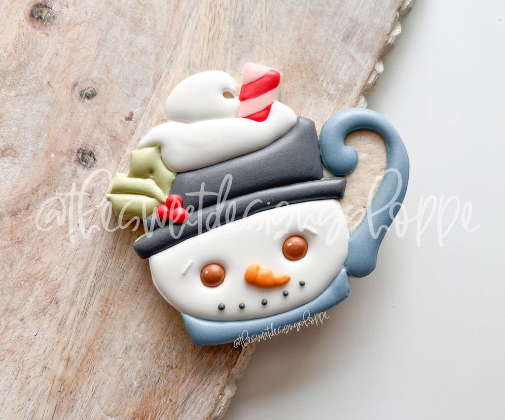 Cookie Cutters - Snowman Mug - Cookie Cutter - The Sweet Designs Shoppe - - ALL, Christmas, Christmas / Winter, Christmas Cookies, Cookie Cutter, Food, Food & Beverages, Food and Beverage, mug, mugs, Promocode