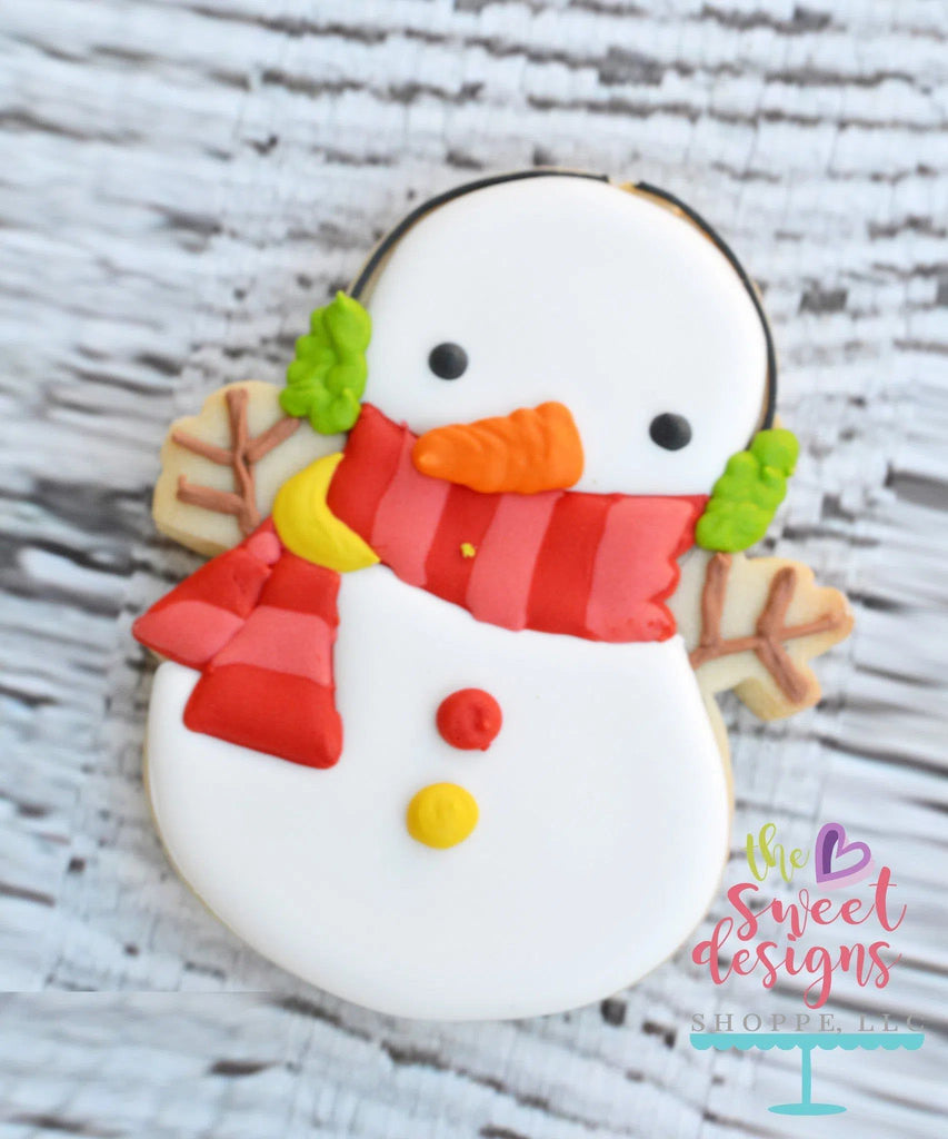 Cookie Cutters - Snowman v2- Cookie Cutter - The Sweet Designs Shoppe - - ALL, Christmas, Christmas / Winter, Cookie Cutter, Frosty, Promocode, Snow, Snowman, Winter