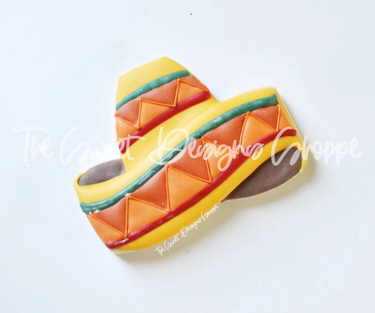 Cookie Cutters - Sombrero - Cookie Cutter - The Sweet Designs Shoppe - TSDS - - Accesories,ALL,Birthday,Birthday Hat,celebration,Cinco de Mayo,Clothing / Accessories,Cookie Cutter,fiesta,Hat,Mexico,Promocode,STL