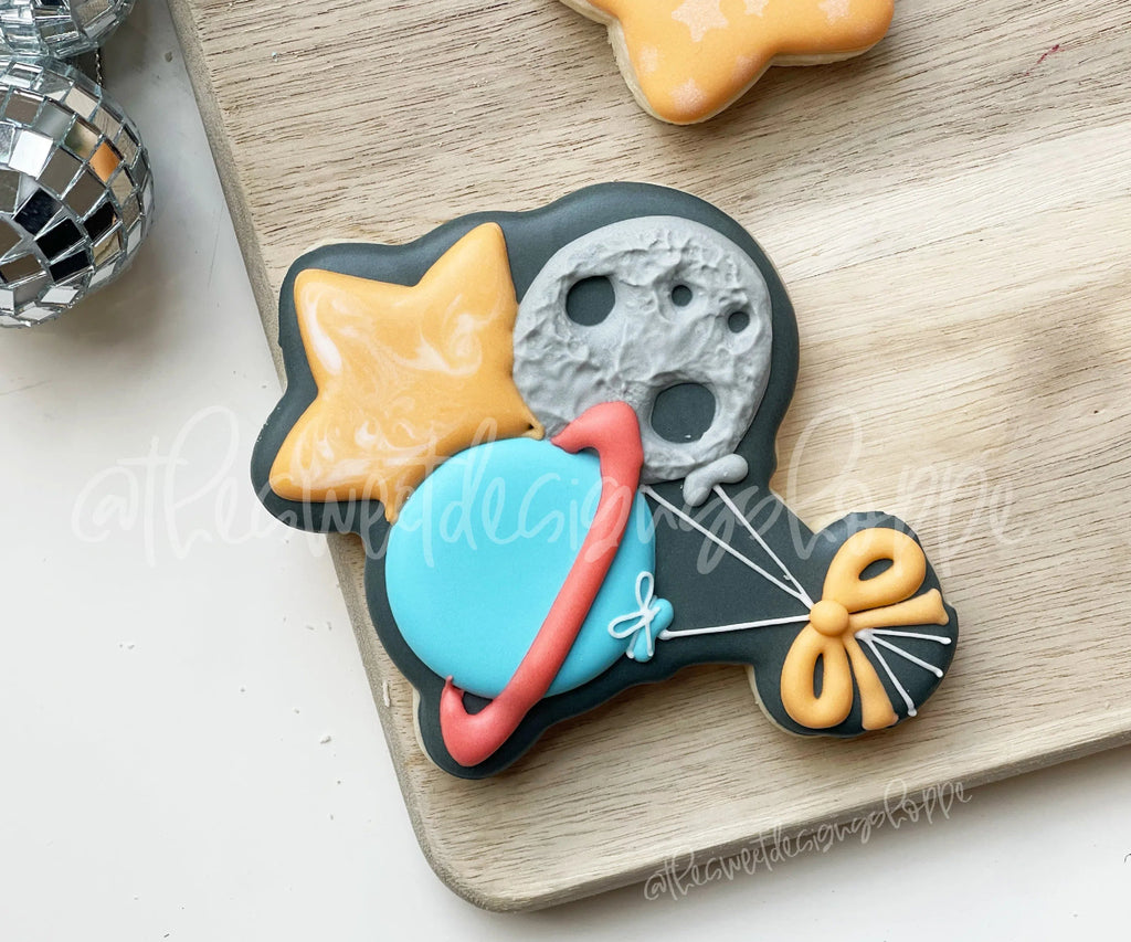 Cookie Cutters - Space Balloons - Cookie Cutter - The Sweet Designs Shoppe - - ALL, astronaut, Baby / Kids, Birthday, Cookie Cutter, kids, Kids / Fantasy, Party, Promocode, space