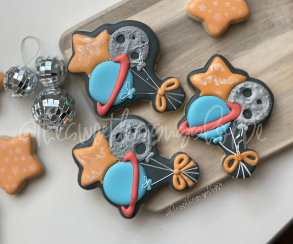 Cookie Cutters - Space Balloons - Cookie Cutter - The Sweet Designs Shoppe - - ALL, astronaut, Baby / Kids, Birthday, Cookie Cutter, kids, Kids / Fantasy, Party, Promocode, space