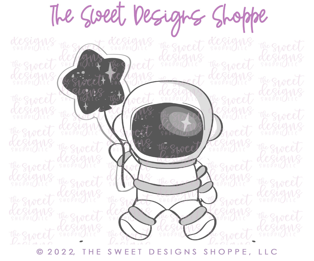 Cookie Cutters - Space Party - Set of 6 - Cookie Cutters - The Sweet Designs Shoppe - TSDS - - ALL,astronaut,astronauts,Birthday,Cookie Cutter,Mini Sets,Moon,Party,planet,Promocode,regular sets,set,space,Star,stars,STL,universe,World