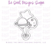 Cookie Cutters - Space Party - Set of 6 - Cookie Cutters - The Sweet Designs Shoppe - TSDS - - ALL,astronaut,astronauts,Birthday,Cookie Cutter,Mini Sets,Moon,Party,planet,Promocode,regular sets,set,space,Star,stars,STL,universe,World