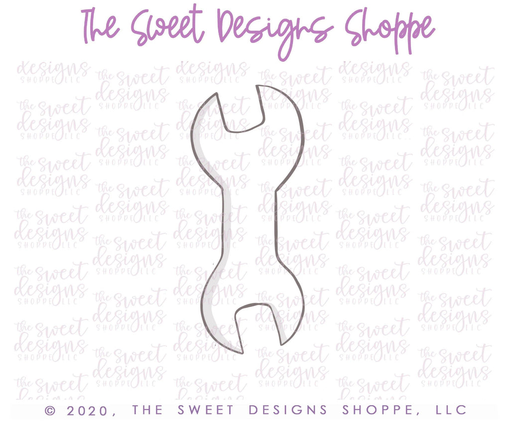 Cookie Cutters - Spanner v2 - Cookie Cutter - The Sweet Designs Shoppe - - ALL, Cookie Cutter, dad, Father, father's day, grandfather, Hobbies, Home, mother, Mothers Day, Promocode, tools