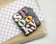 Cookie Cutters - Spooky and Cute Plaque - Cookie Cutter - The Sweet Designs Shoppe - TSDS - - ALL,Cookie Cutter,halloween,Plaque,Plaques,PLAQUES HANDLETTERING,Promocode,STL