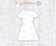 Cookie Cutters - Spring Dress - Cookie Cutter - The Sweet Designs Shoppe - TSDS - - Accesories,ALL,Clothing / Accessories,Cookie Cutter,Dress,Fashion,Girl,MOM,mother,Mothers Day,Promocode,STL