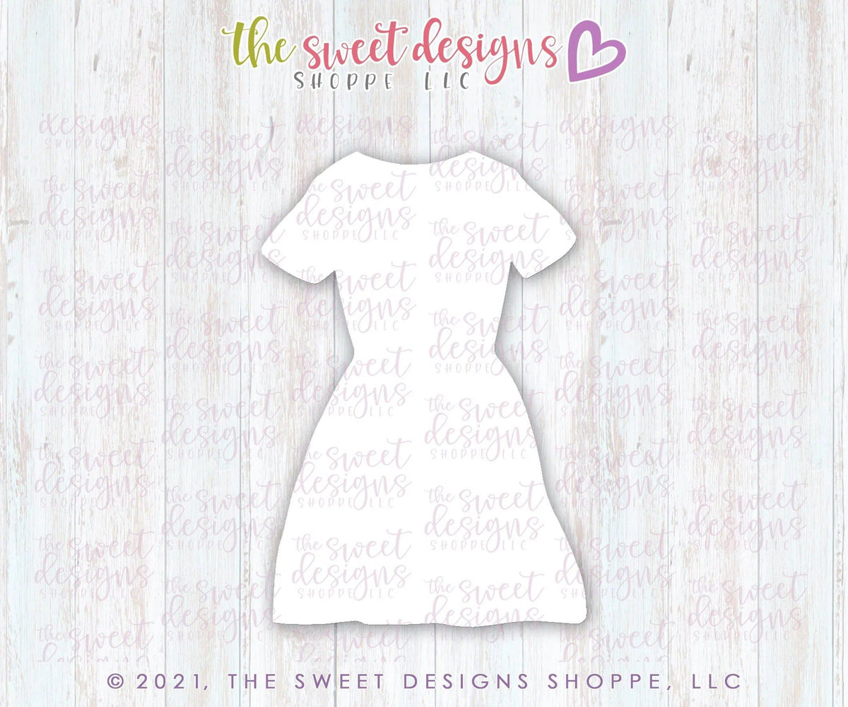 Cookie Cutters - Spring Dress - Cookie Cutter - The Sweet Designs Shoppe - TSDS - - Accesories,ALL,Clothing / Accessories,Cookie Cutter,Dress,Fashion,Girl,MOM,mother,Mothers Day,Promocode,STL