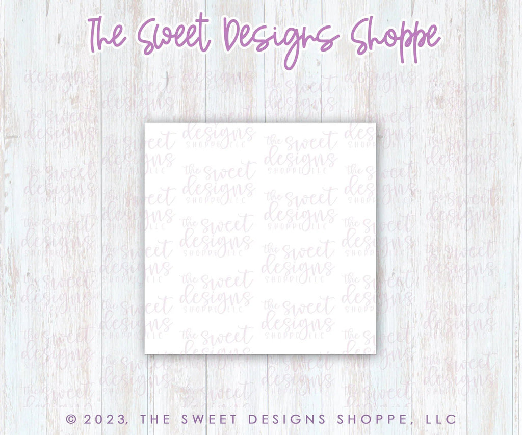 Cookie Cutters - Square - Cookie Cutter - The Sweet Designs Shoppe - - ALL, basic, Basic Shapes, BasicShapes, Cookie Cutter, Plaque, Plaques, PLAQUES HANDLETTERING, Promocode, Shapes