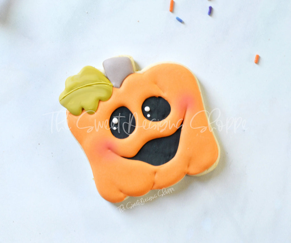 Cookie Cutters - Square Pumpkin 2018 v2 - Cookie Cutter - Sweet Designs Shoppe - - ALL, Cookie Cutter, Customize, fall, Fall / Halloween, Fall / Thanksgiving, Food, Food & Beverages, halloween, Promocode, Pumpkin, thanksgiving, Vegetable