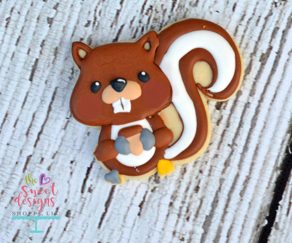 Cookie Cutters - Squirrel v2- Cookie Cutter - The Sweet Designs Shoppe - - ALL, Animal, Animals, Animals and Insects, Cookie Cutter, Promocode, Woodland