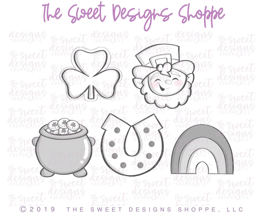 Cookie Cutters - St Patrick's Set One - Cookie Cutters - The Sweet Designs Shoppe - TSDS - - ALL,Cookie Cutter,Holiday,Love,Mini Sets,patrick,patrick's,Promocode,set,ST PATRICK,St. Pat,St. Patricks